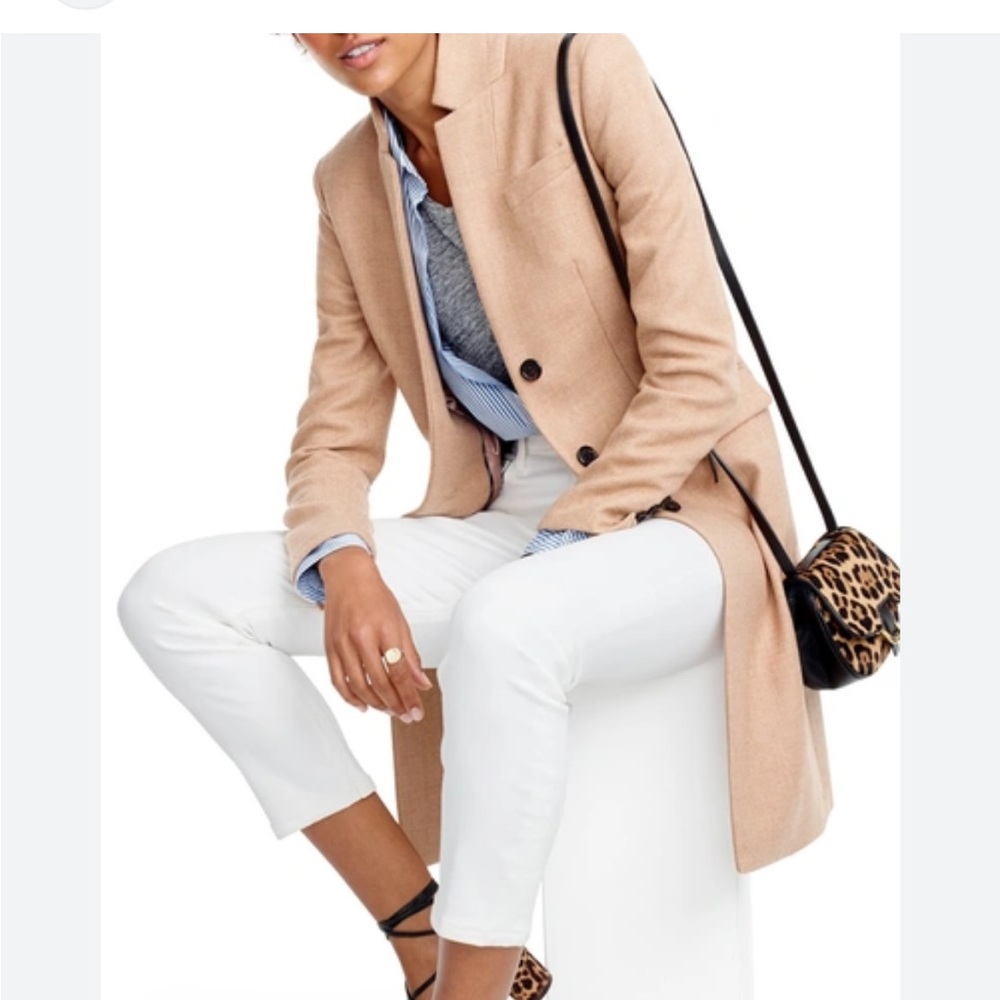 J Crew regent top coat in heather acorn - Picture 2 of 11